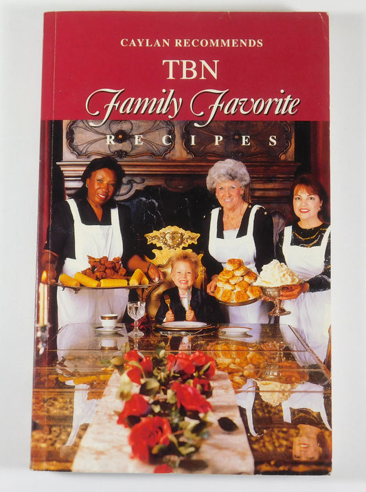 Vintage 1993 Caylan Recommends TBN Family Favorite Recipes Cookbook
