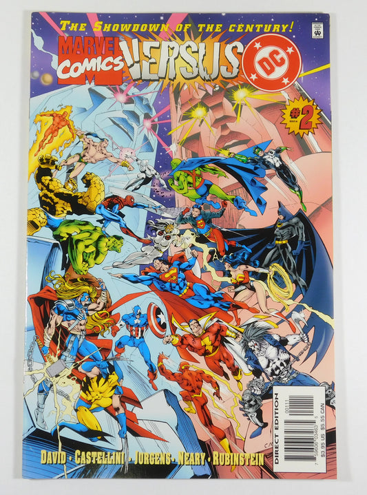 1996 Marvel Comics Versus DC Comic Book #2 Mar