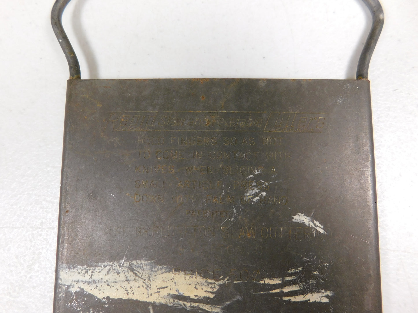 Vintage Bluffton Metal Rapid Slaw and Vegetable Cutter
