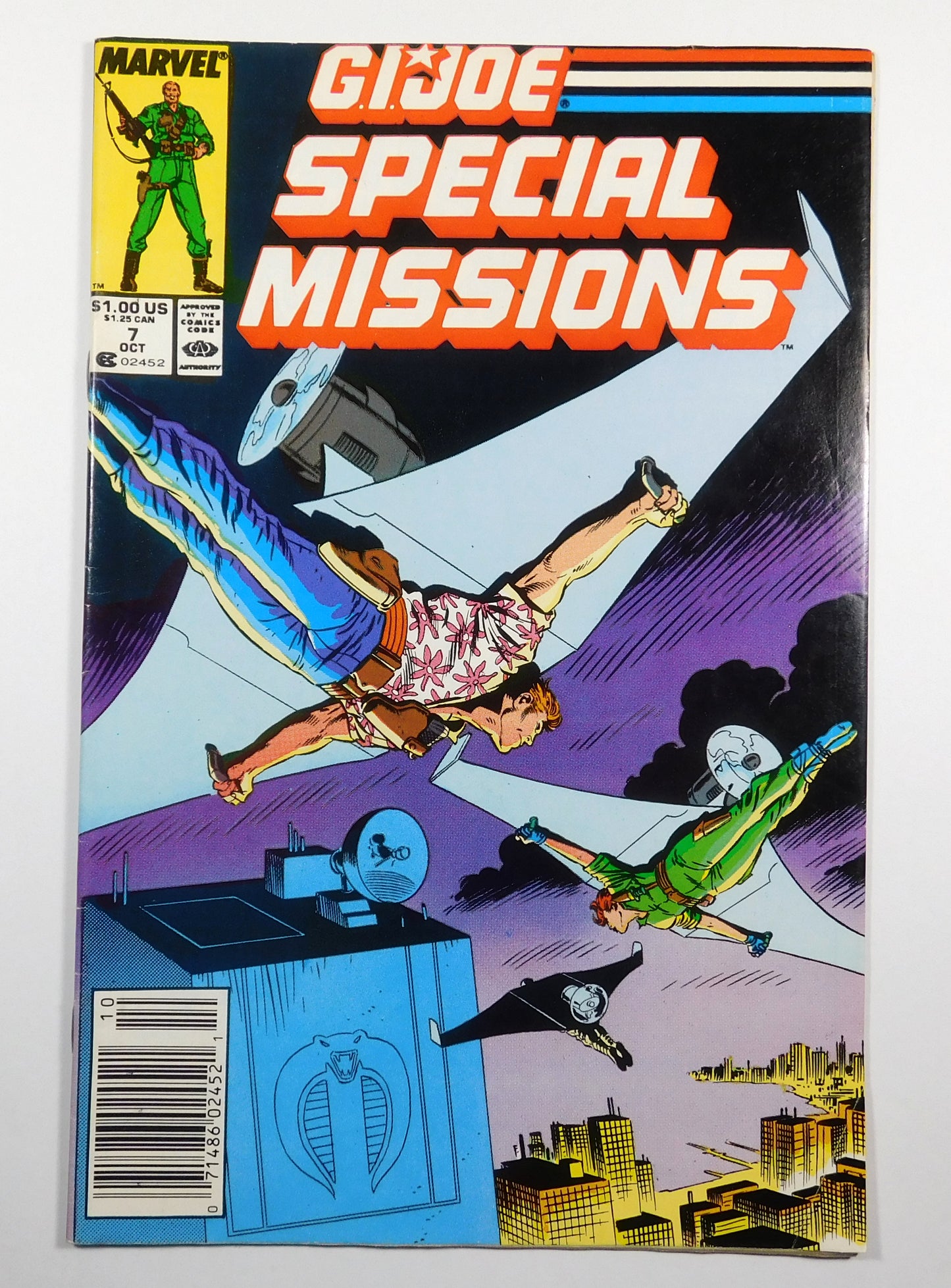 Vintage 1987 Marvel GI Joe Special Missions #7 Comic Book