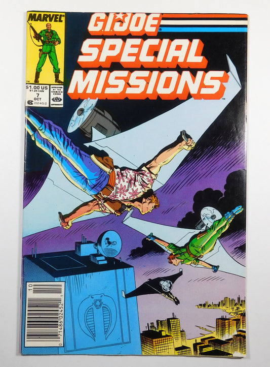 Vintage 1987 Marvel GI Joe Special Missions #7 Comic Book
