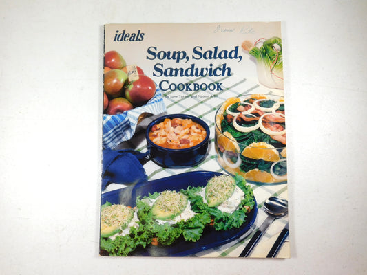 Vintage 1981 Ideals Soup, Salad, Sandwich Cookbook