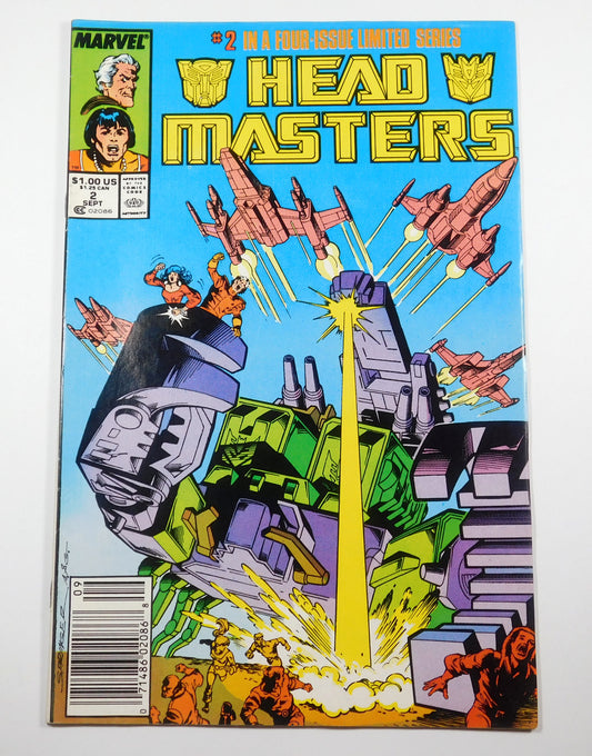 Vintage 1987 Marvel Head Masters #2 Comic Book