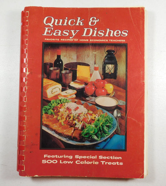 Vintage 1968 Quick & Easy Dishes Cookbook