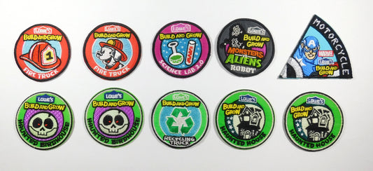 10 Lowe's Build and Grow Iron On Patches