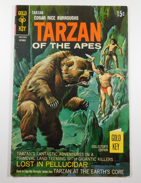 1968 Tarzan of the Apes #180 Lost in Pellucidar Gold Key Comic Book
