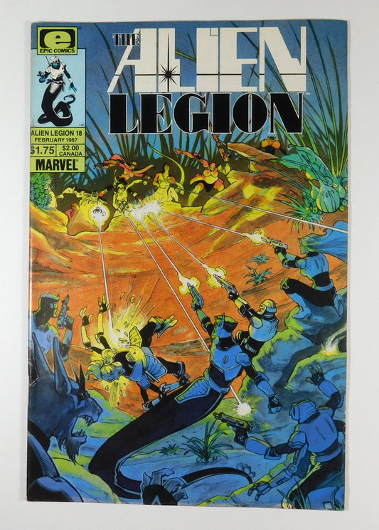 Vintage 1987 The Alien Legion #18 Comic Book