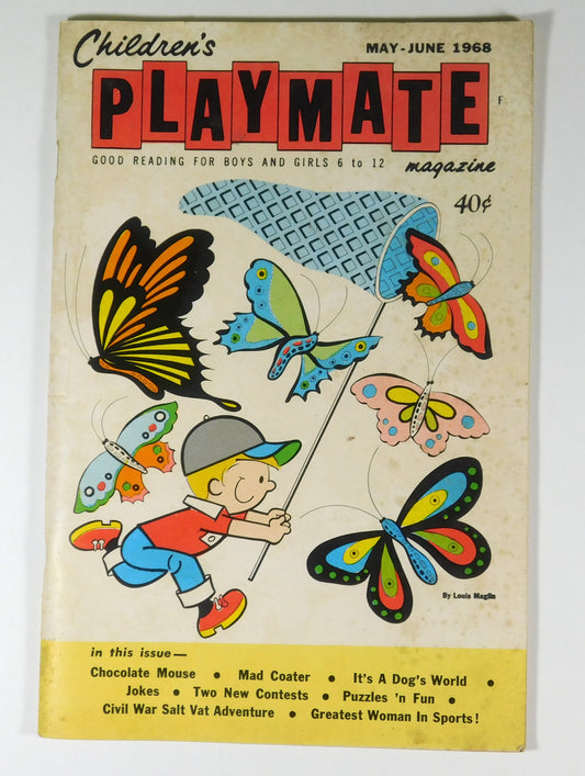 Vintage May-June 1968 Children's Playmate Magazine