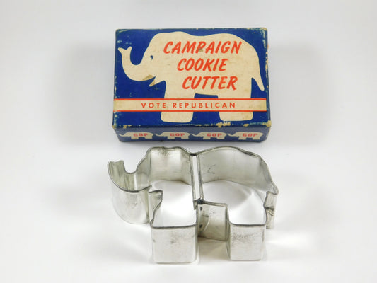Vintage Elephant Campaign Cookie Cutter Vote Republican