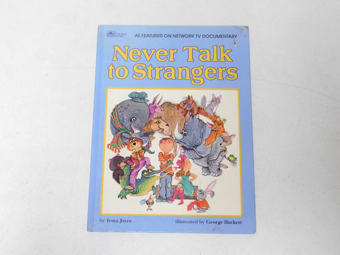 Vintage Never Talk To Strangers Golden Book by Irma Joyce