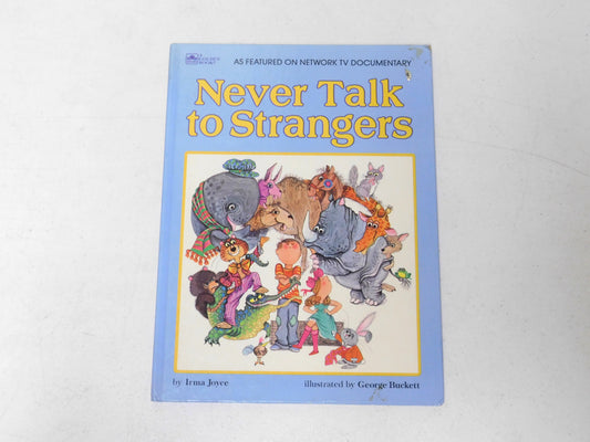 Vintage Never Talk To Strangers Golden Book by Irma Joyce