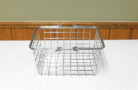 Vintage Small Metal Wire Shopping Basket