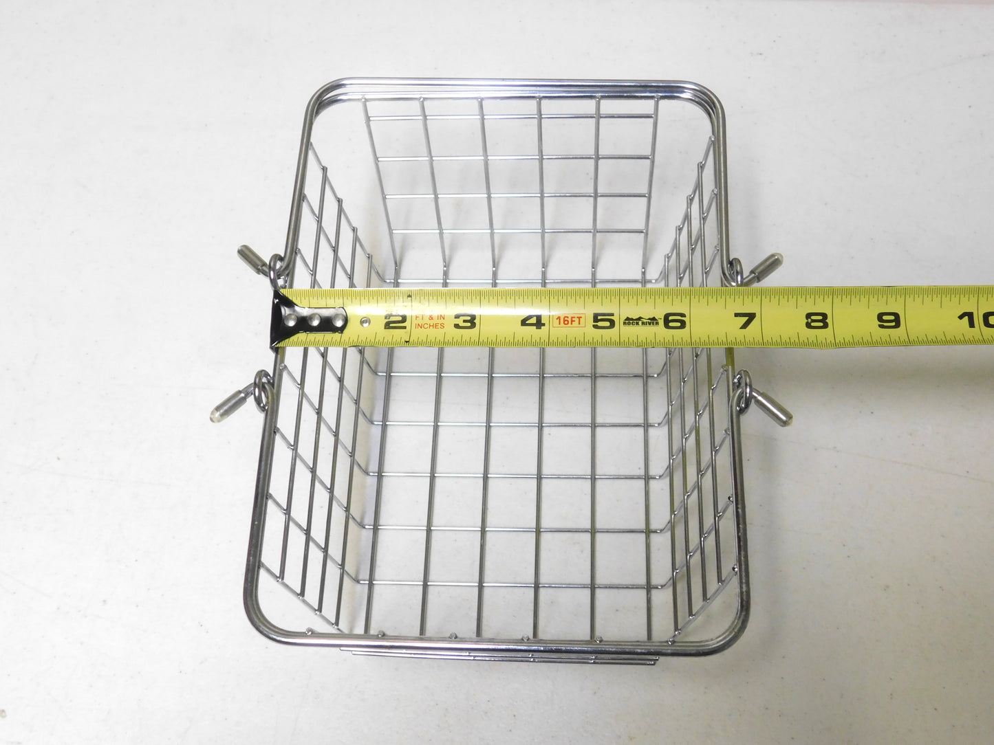 Vintage Small Metal Wire Shopping Basket