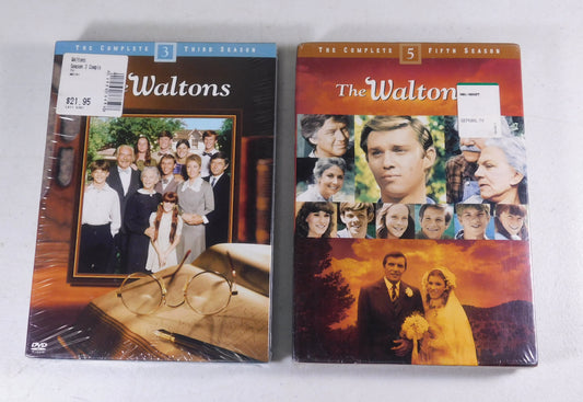 The Waltons Complete Season 3 and Season 5 Box Sets New