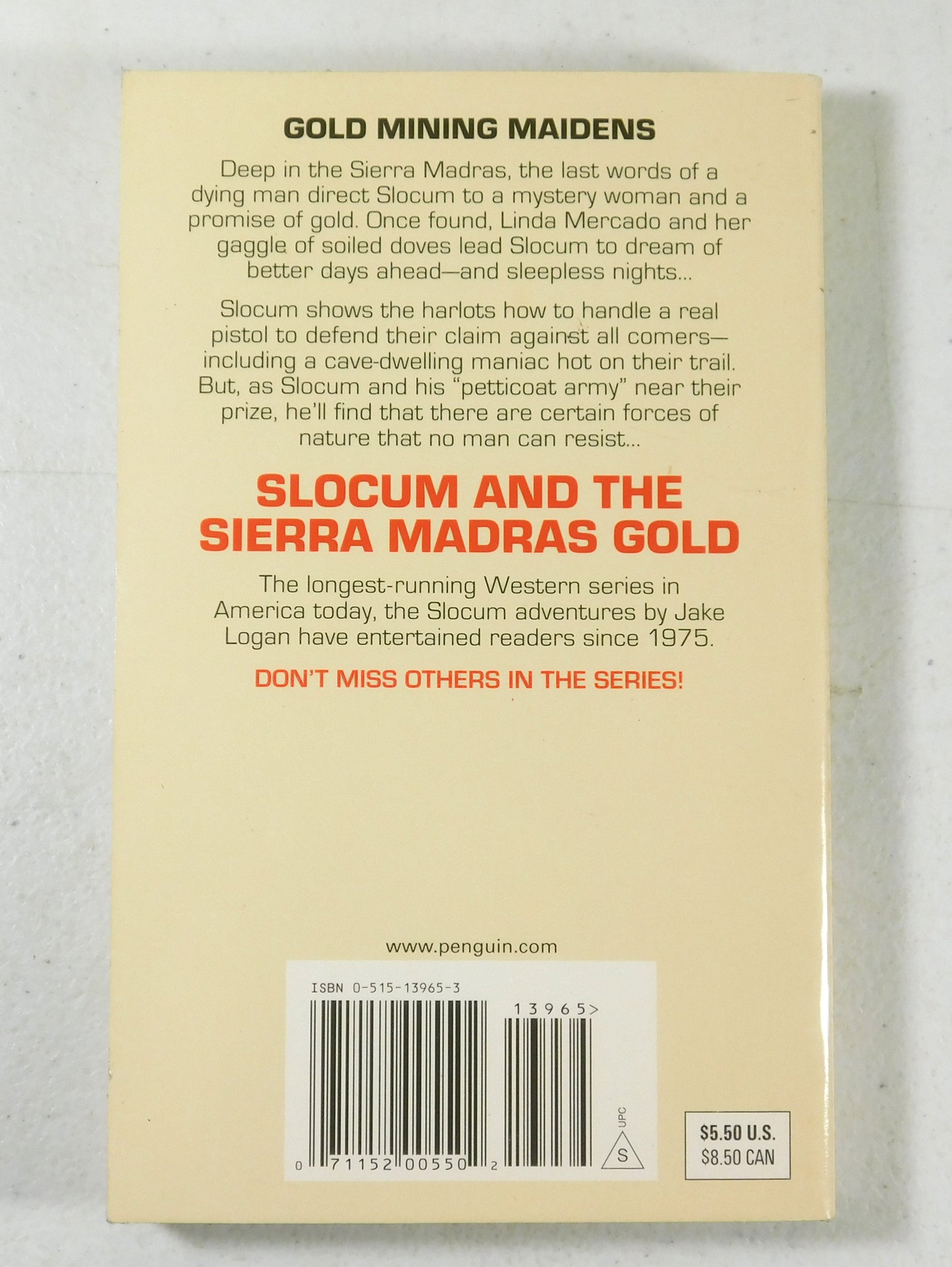 Two Jake Logan Books: Slocum and the Sierra Madras Gold, Two Gold Bullets