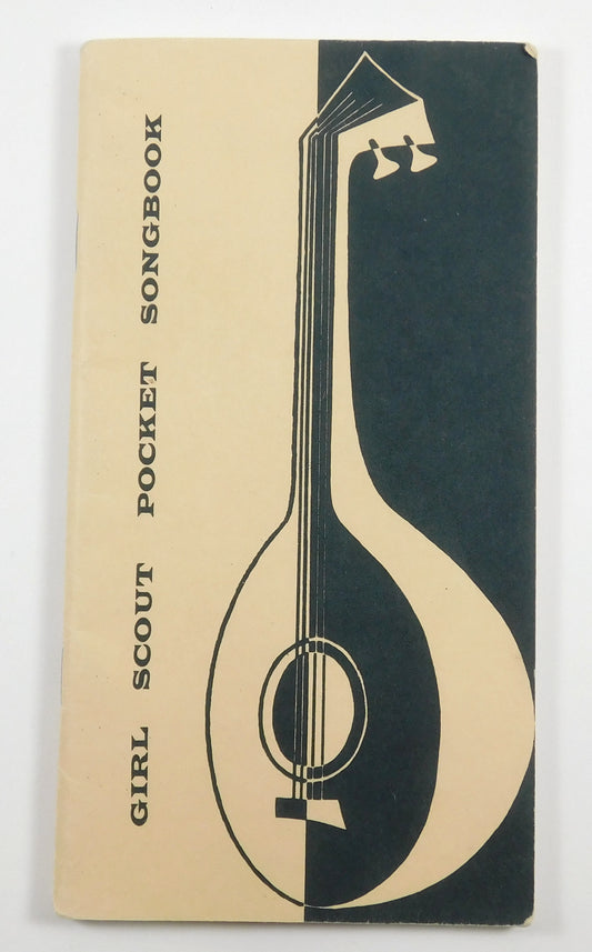 Vintage 1956 Girl Scout Pocket Songbook