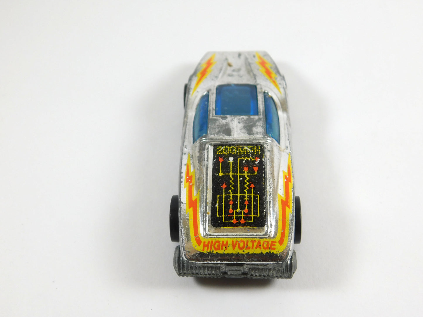 Vintage 1974 Hot Wheels Silver Large Charge Car Redline Hong Kong