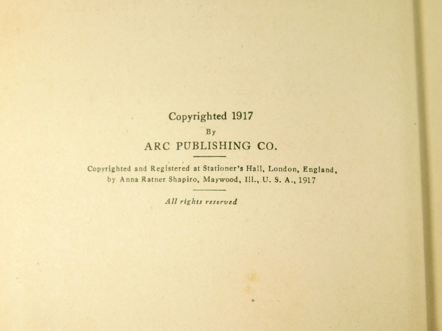 Vintage 1917 Red Ruth: The Birth of Universal Brotherhood by Anna Ratner Shapiro