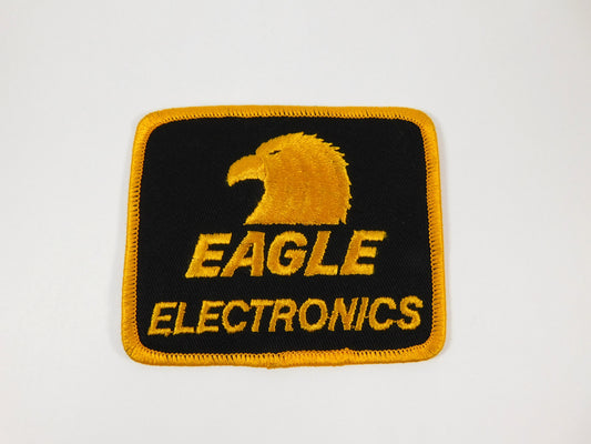Vintage Gold and Black Eagle Electronics Patch