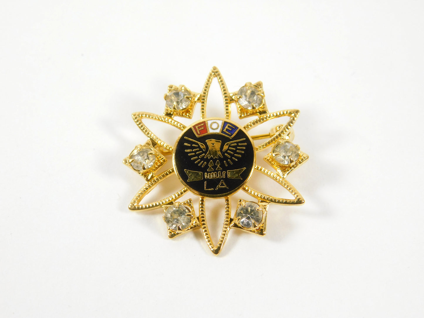 Vintage FOE Fraternity Order of Eagles LA Pin