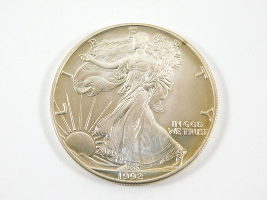 1992 American Silver Eagle ASE 1 oz Fine Silver Coin