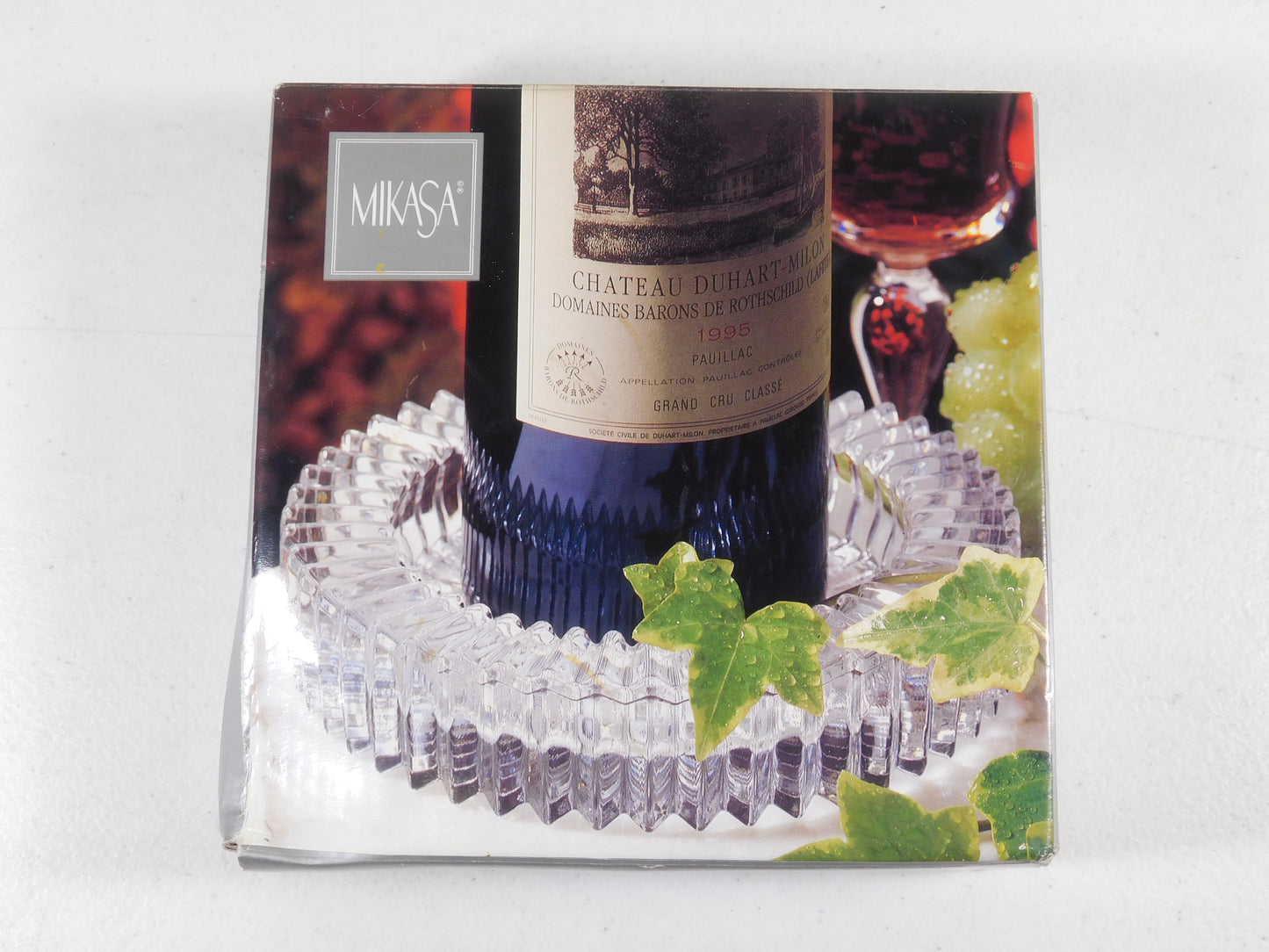 Mikasa Diamond Fire Wine Coaster/Pillar Candleholder