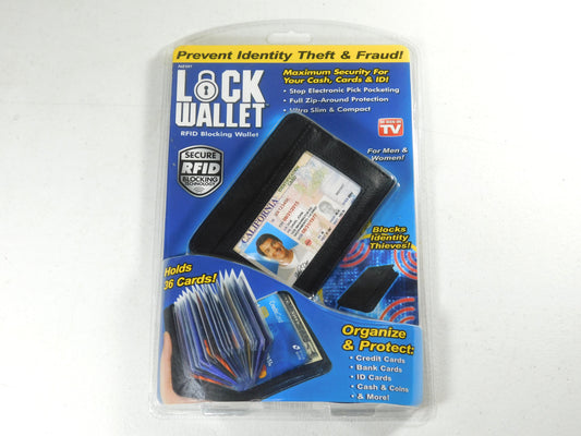 Lock Wallet RFID Blocking Wallet