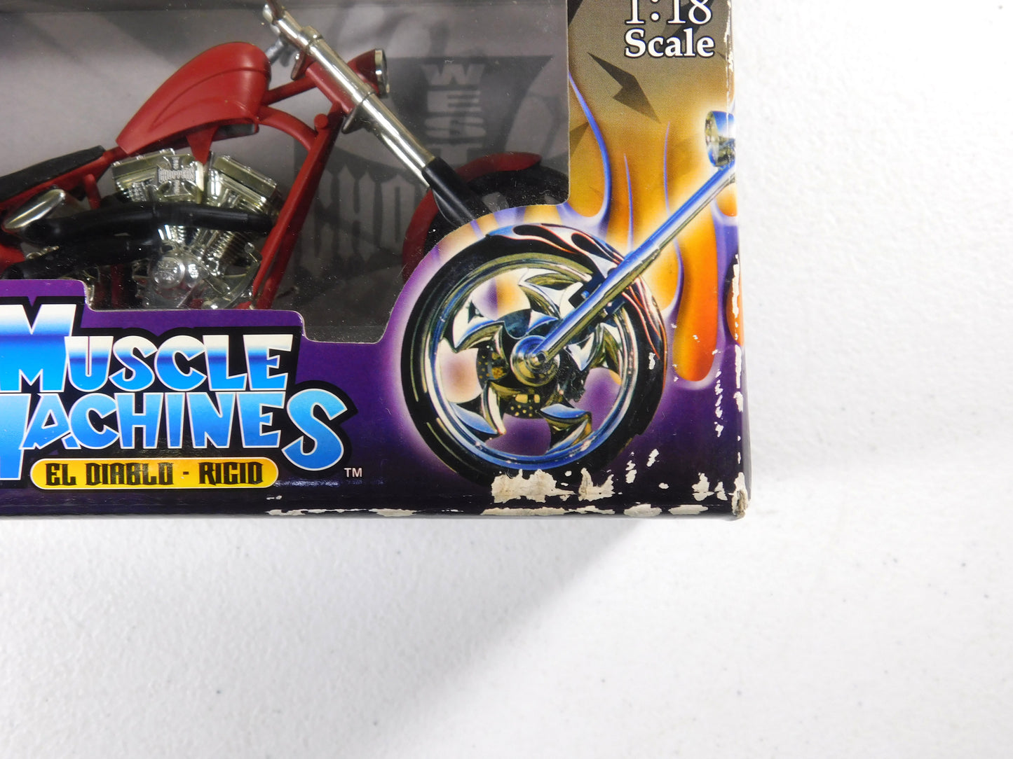 Jesse James West Coast Choppers El Diablo - Rigid 1:18 Scale Motorcycle Muscle Machines