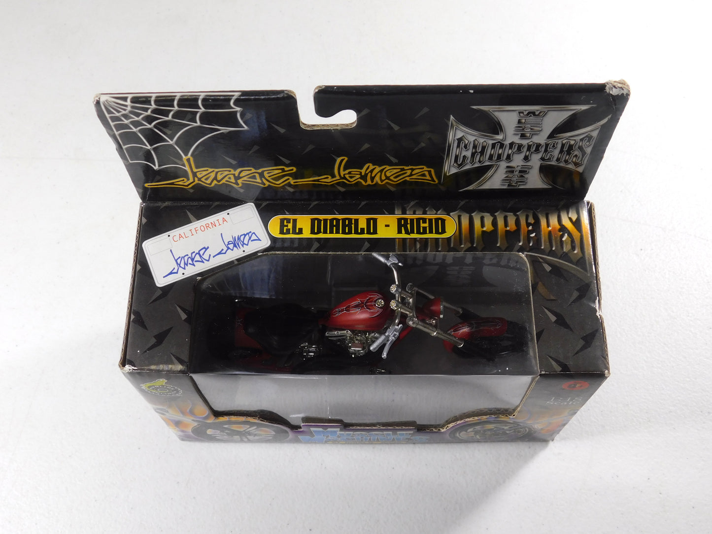 Jesse James West Coast Choppers El Diablo - Rigid 1:18 Scale Motorcycle Muscle Machines