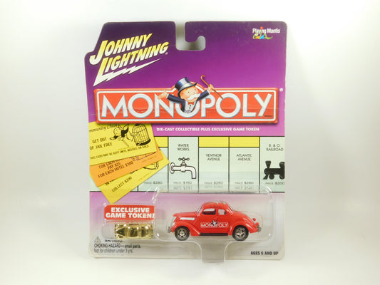 Johnny Lightning 37 Ford Monopoly Die-Cast Collectible Plus Exclusive Game Token