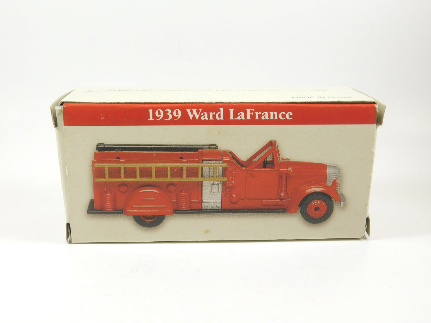 The Reader's Digest 1939 Ward LaFrance Fire Truck Toy Car