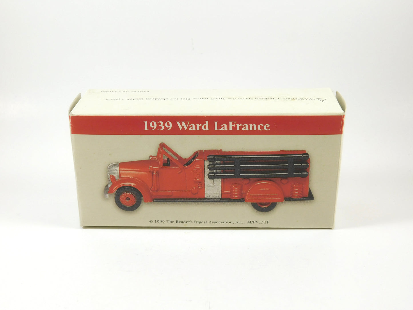 The Reader's Digest 1939 Ward LaFrance Fire Truck Toy Car