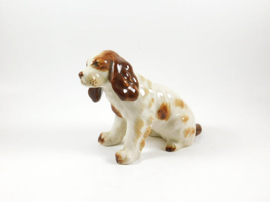 Vintage Cocker Spaniel Ceramic Dog Figurine Japan