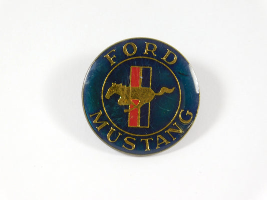 Ford Mustang Round Lapel Pin