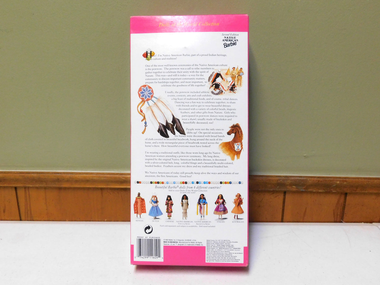 Second Edition Native American Barbie Dolls of the World Collection Special Edition