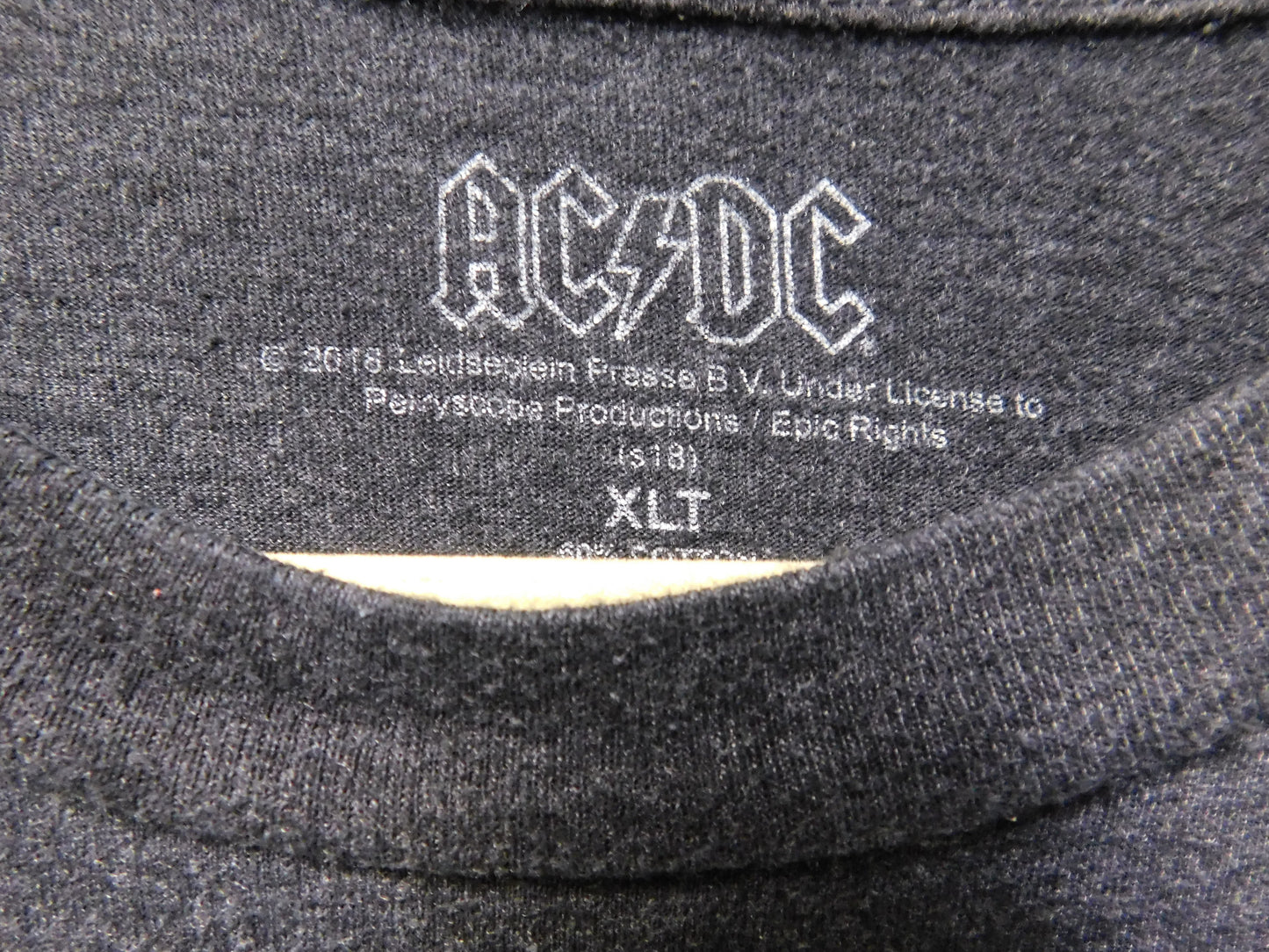 AC/DC Blow Up Your Video Tour 1988 Tshirt Size XLT