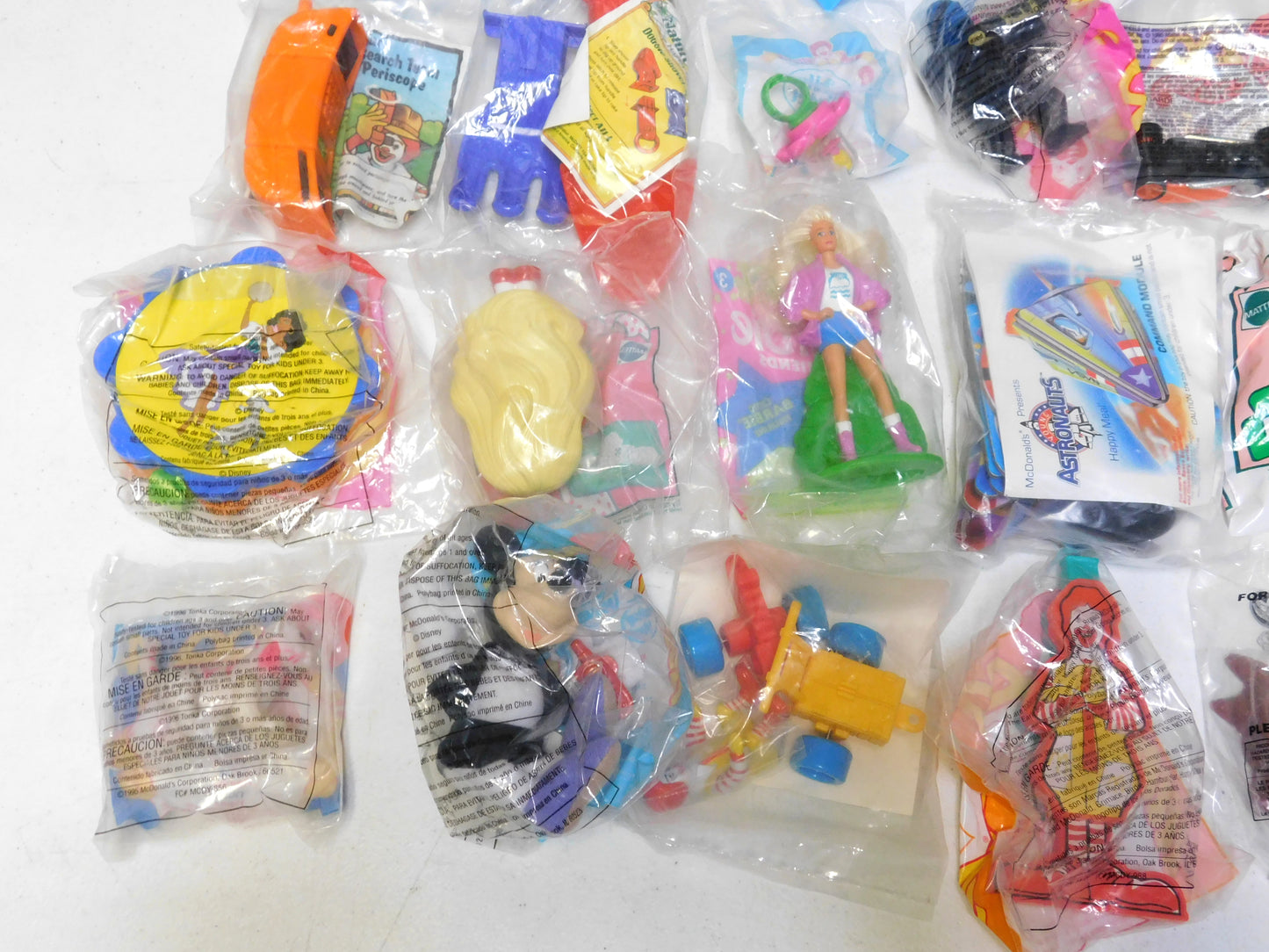 Lot of 24 Misc. McDonald's Toys