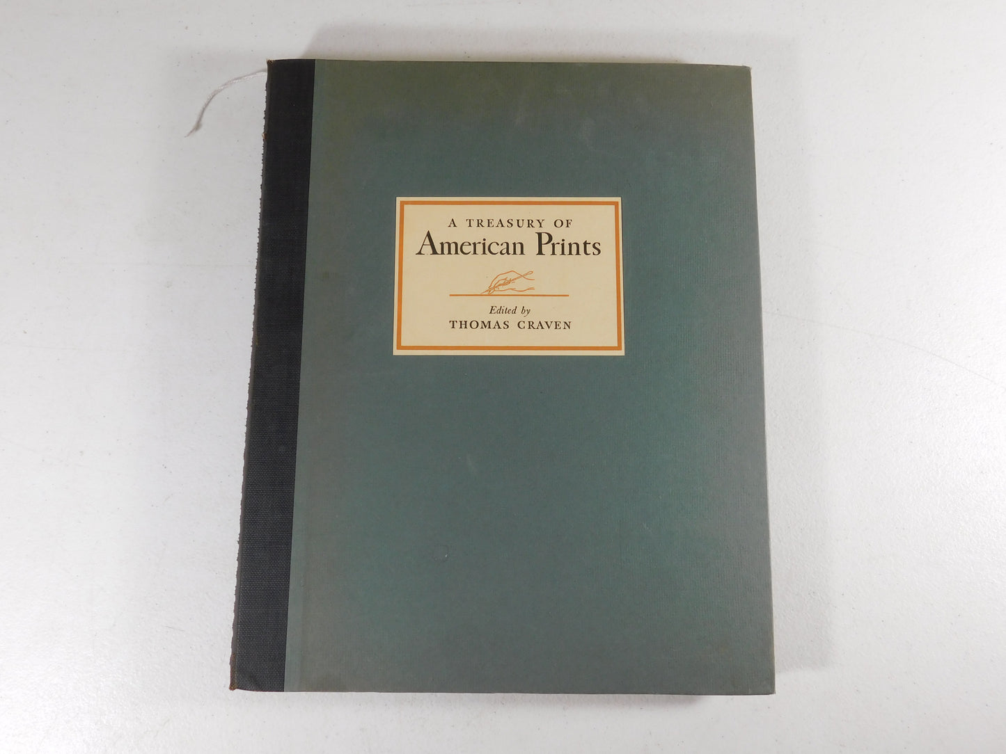 Vintage 1939 A Treasury of American Prints Book Edited by Thomas Craven