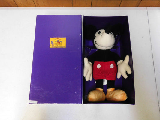 Disney Mickey Mouse Plush Doll 75 Years of Love & Laughter with Tags and Box