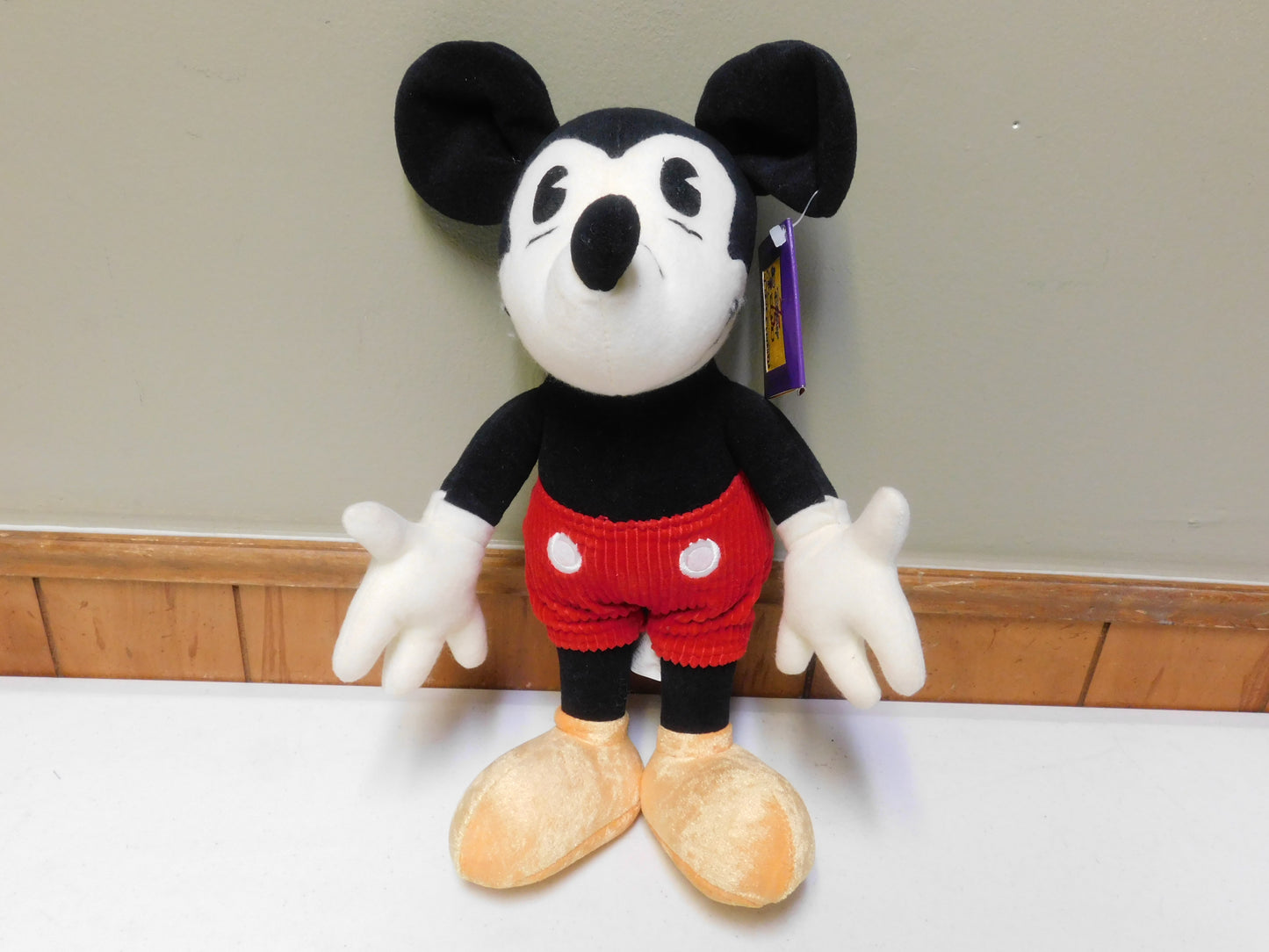 Disney Mickey Mouse Plush Doll 75 Years of Love & Laughter with Tags and Box