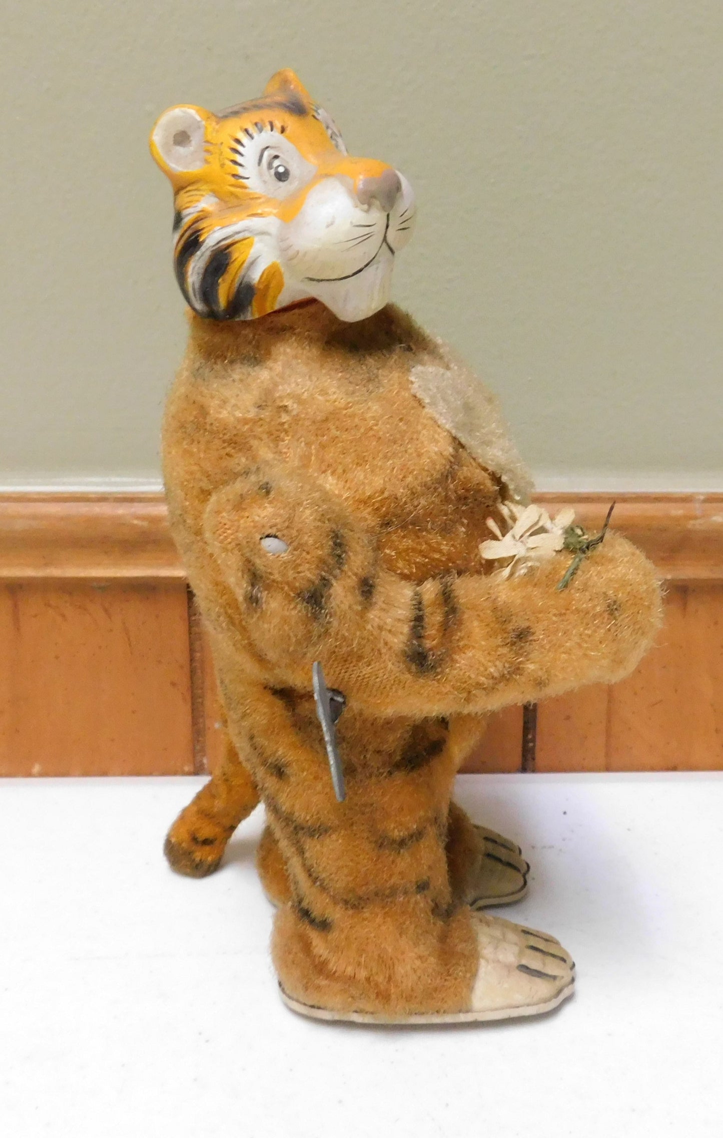 Vintage Marx Walking Tiger Wind Up Toy