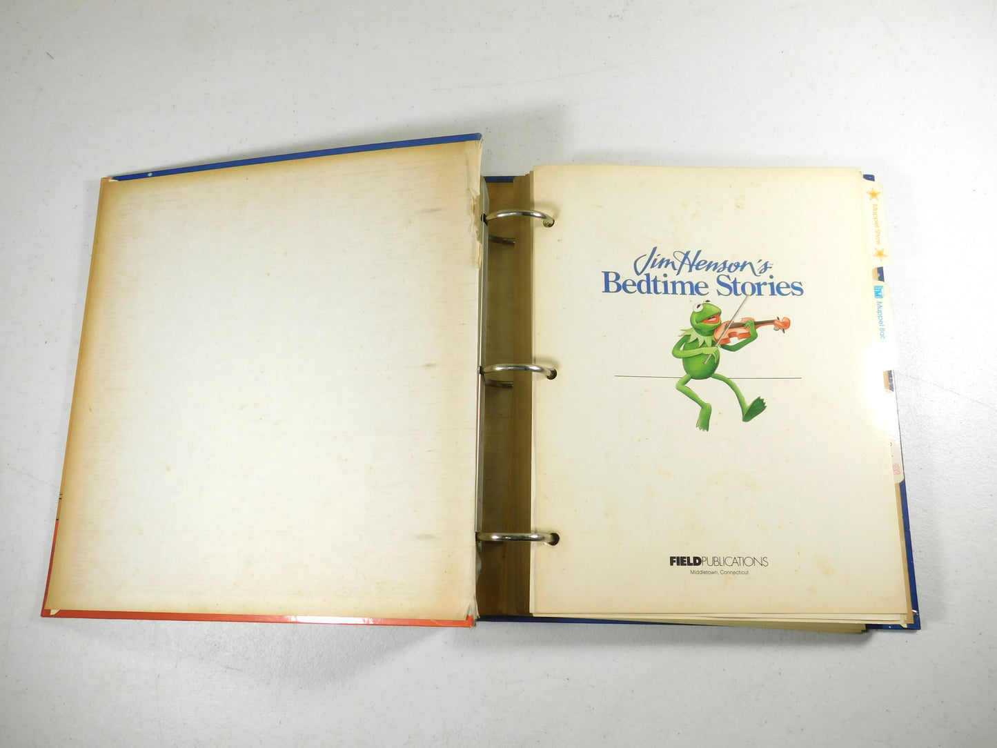 Jim Henson's Bedtime Stories Three Ring Binder