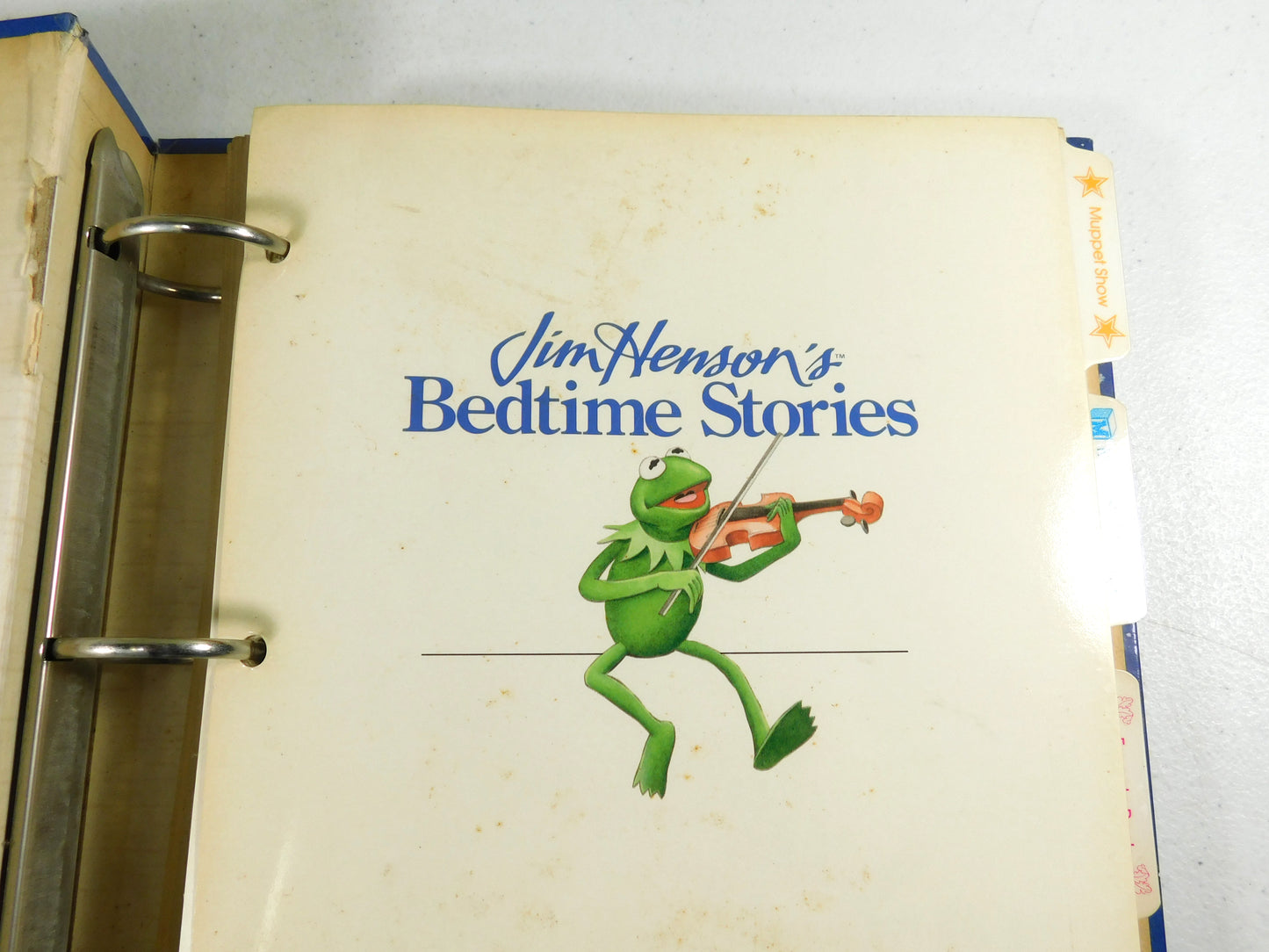 Jim Henson's Bedtime Stories Three Ring Binder