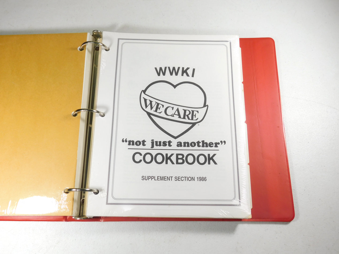 Vintage 1986 WWKI We Care "Not Just Another" Cookbook