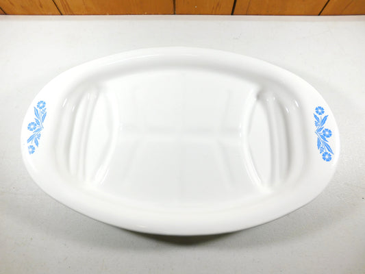 Vintage Corning Ware Corn Flower Blue P-19 Platter