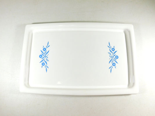 Vintage Corning Ware Corn Flower Blue P-35-B Broil/Bake Tray