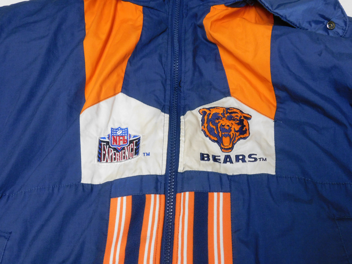 Vintage Men's Chicago Bears Pro Player NFL Jacket Coat Size L