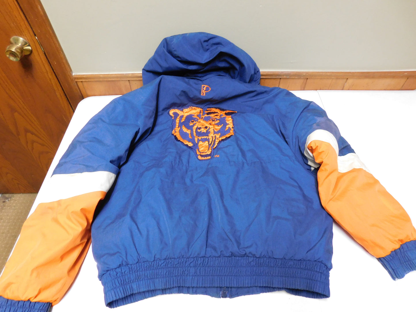 Vintage Men's Chicago Bears Pro Player NFL Jacket Coat Size L