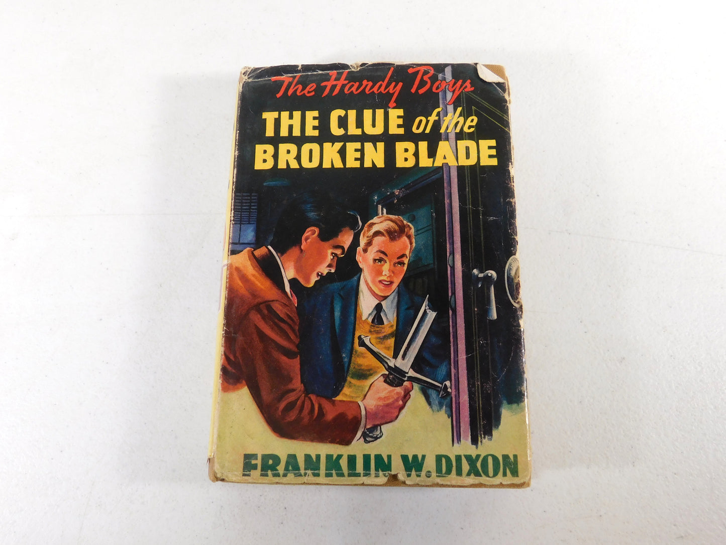 3 Vintage Hardy Boys Books Broken Blade, Secret Warning, Hidden Harbor