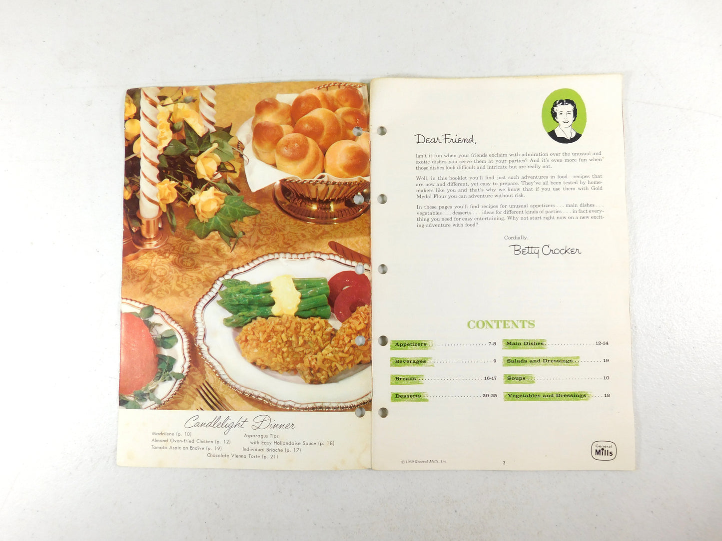 Vintage 1959 Betty Crocker's "Frankly Fancy" Foods Recipe Book